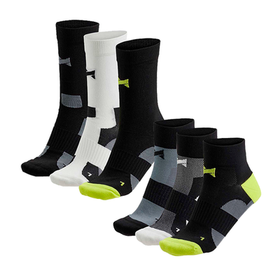 Multi-Pack 6 Pares Meias Ciclismo/BTT