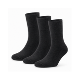 Calcetines “Silk Touch” • Para Diabéticos • Anti-Press • Bambú • Pack 3 • Gris Oscuro