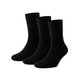 Calcetines “Silk Touch” • Para Diabéticos • Anti-Press • Bambú • Pack 3 • Negro