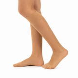Calcetines Ejecutivos "Pure Elegance" • Brillo Satinado • Pack 5 Pares • Beige Claro