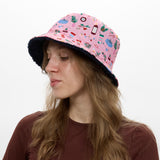 Sombrero Bucket de Navidad reversible