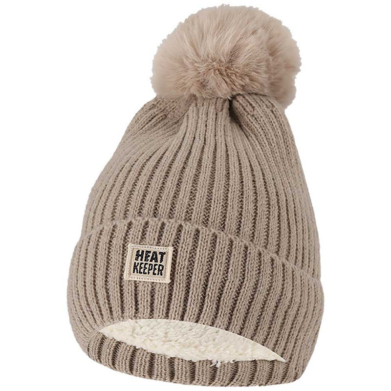 Gorro térmico Heatkeeper, quente e confortável, resistente a água e vento. Perfeito para atividades ao ar livre no inverno.