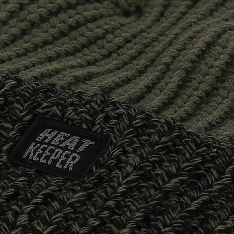 Gorro térmico Heatkeeper para homem, com forro polar macio e malha canelada. TOG 3.4, quente, confortável e perfeito para atividades ao ar livre no inverno.