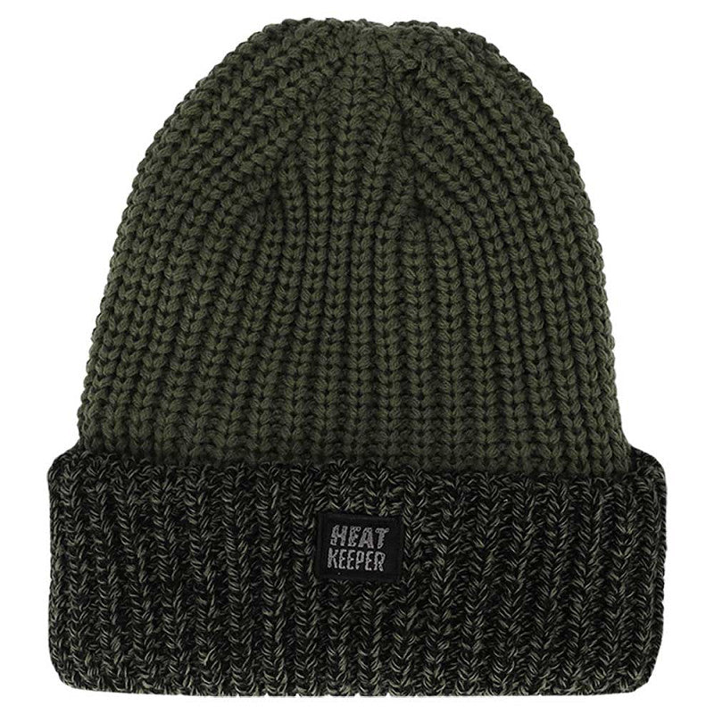 Gorro térmico Heatkeeper para homem, com forro polar macio e malha canelada. TOG 3.4, quente, confortável e perfeito para atividades ao ar livre no inverno.