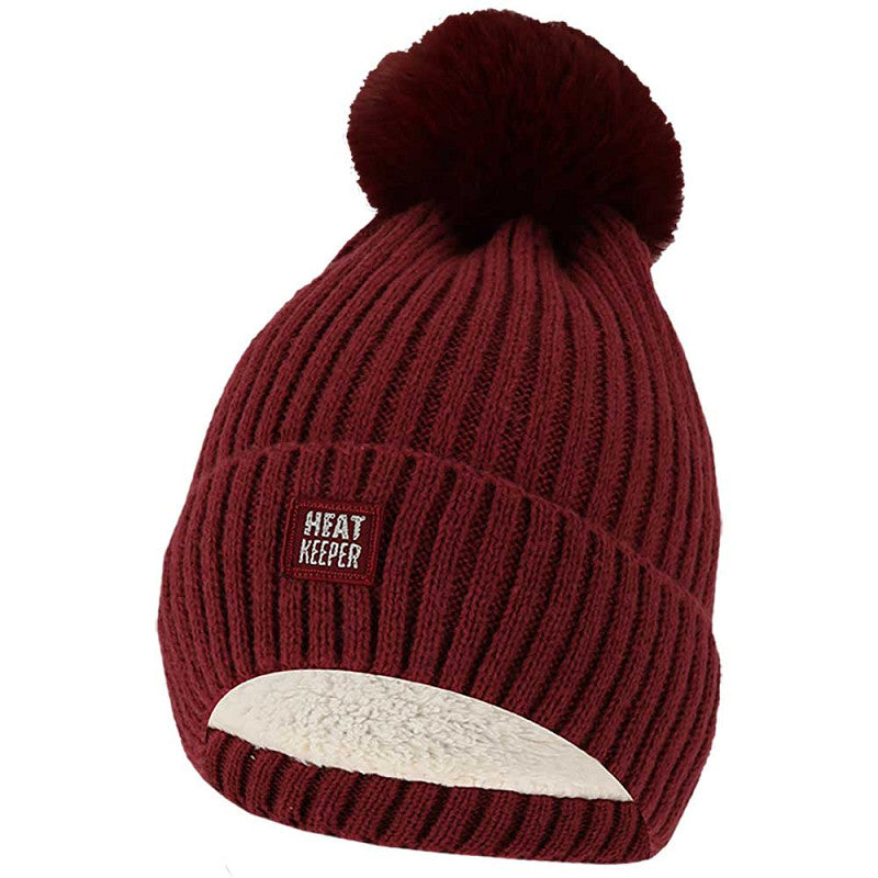 Gorro térmico Heatkeeper, quente e confortável, resistente a água e vento. Perfeito para atividades ao ar livre no inverno.