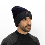 Gorro térmico Heatkeeper para homem, com forro polar macio e malha canelada. TOG 3.4, quente, confortável e ideal para atividades ao ar livre no inverno.