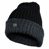 Gorro térmico Heatkeeper para homem, com forro polar macio e malha canelada. TOG 3.4, quente, confortável e ideal para atividades ao ar livre no inverno.