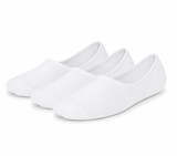 Meias Invisíveis Bambu "Silk Touch" • Ultra Macias • Pack 3 Pares • Branco