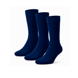 Calcetines “Merino Daily” • Confort Térmico en Lana Merino • Pack 3 Pares • Azul Marino