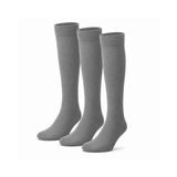 Calcetines Altos “Merino Daily” • Confort Térmico Lana Merino • Pack 3 Pares • Gris
