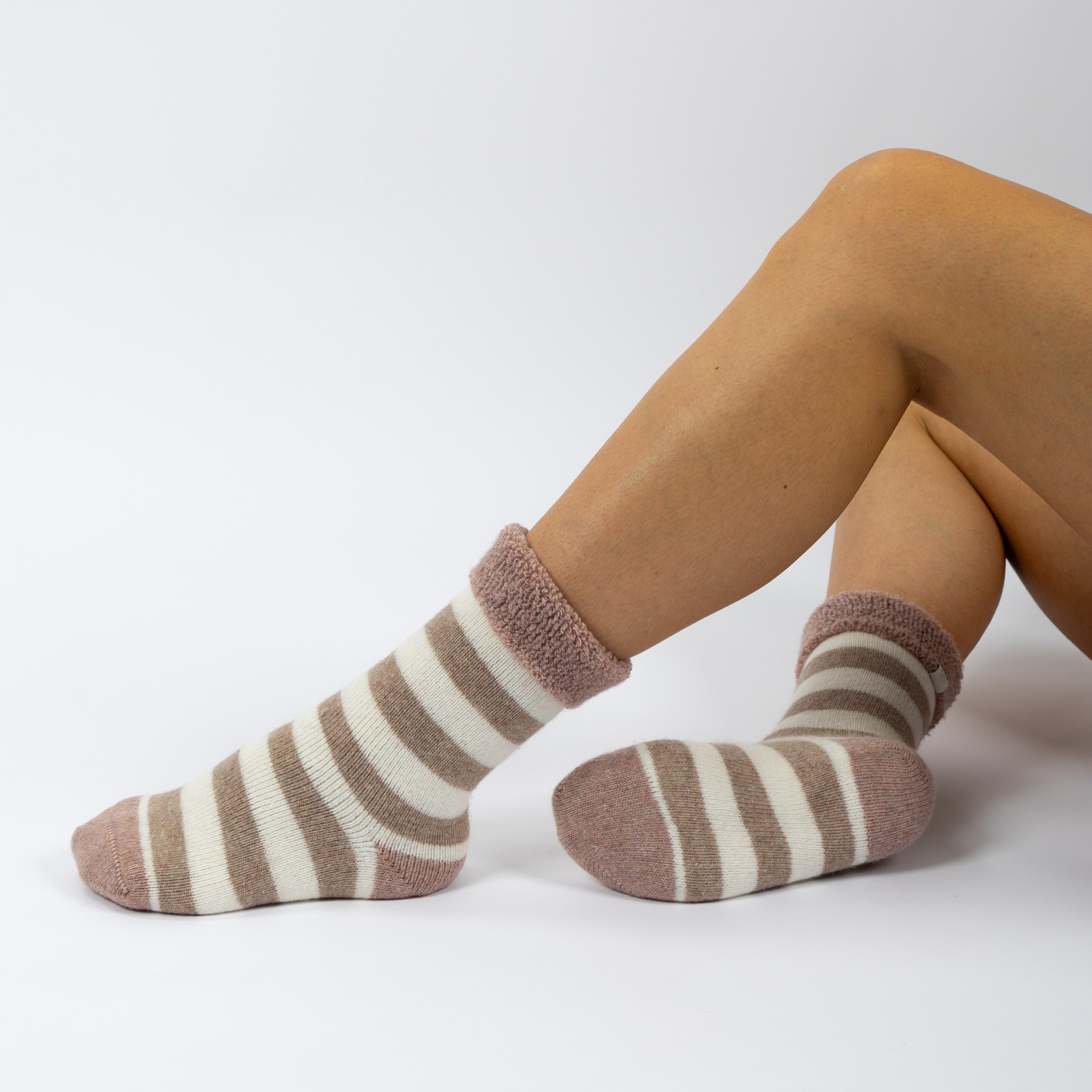 Calcetines Rayas en Lambswool Adulto – ameias