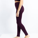 Leggings de desporto, na cor bordô, para mulher, com um ajuste perfeito e qualidade, sem transparência. Perfeito para treinos de alta intensidade, como ginásio, crossfit, corrida...