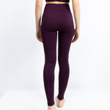 Leggings de desporto, na cor bordô, para mulher, com um ajuste perfeito e qualidade, sem transparência. Perfeito para treinos de alta intensidade, como ginásio, crossfit, corrida...