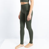 Leggings de desporto, na cor verde, para mulher, com um ajuste perfeito e qualidade, sem transparência. Perfeito para treinos de alta intensidade, como ginásio, crossfit, corrida...