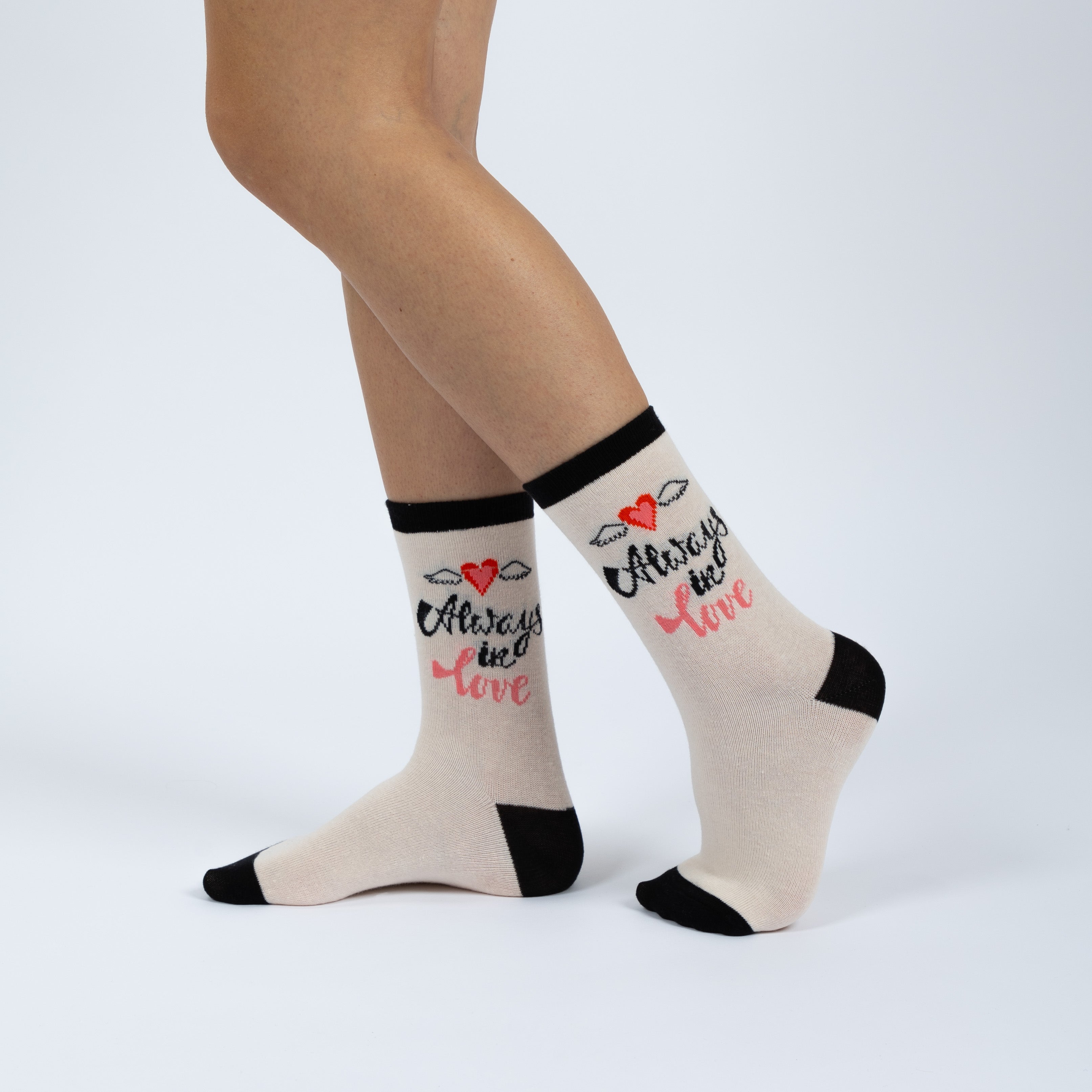 Caja de regalo con 3 pares de calcetines "I LOVE YOU".