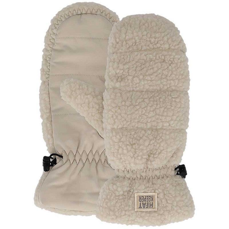 Luvas mitenes térmicas Heatkeeper para mulher, quentes e confortáveis. TOG 6.3, ideais para atividades ao ar livre em dias frios e ventosos.