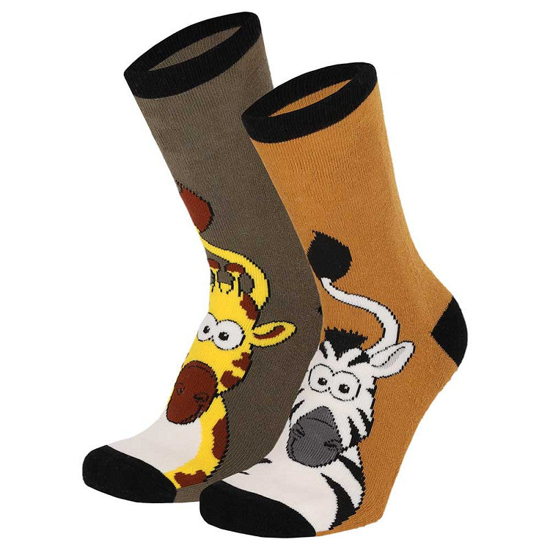 Pack de 2 meias de criança em algodão, antiderrapantes e sem costuras, com desenhos divertidos de emojis. Conforto e segurança máxima para o uso diário e pés sempre quentinhos.
