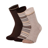 Calcetines “Bambú Trendy” • Tacto de Seda de Bambú • Pack 3 Pares • Marrón