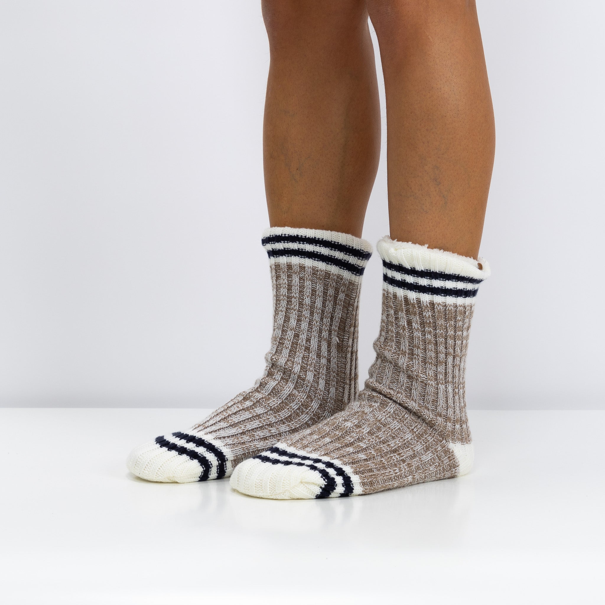 Meias Acolchoadas com interior em forro polar e macio, para homem. Ideias para estar por casa, no quentinho.