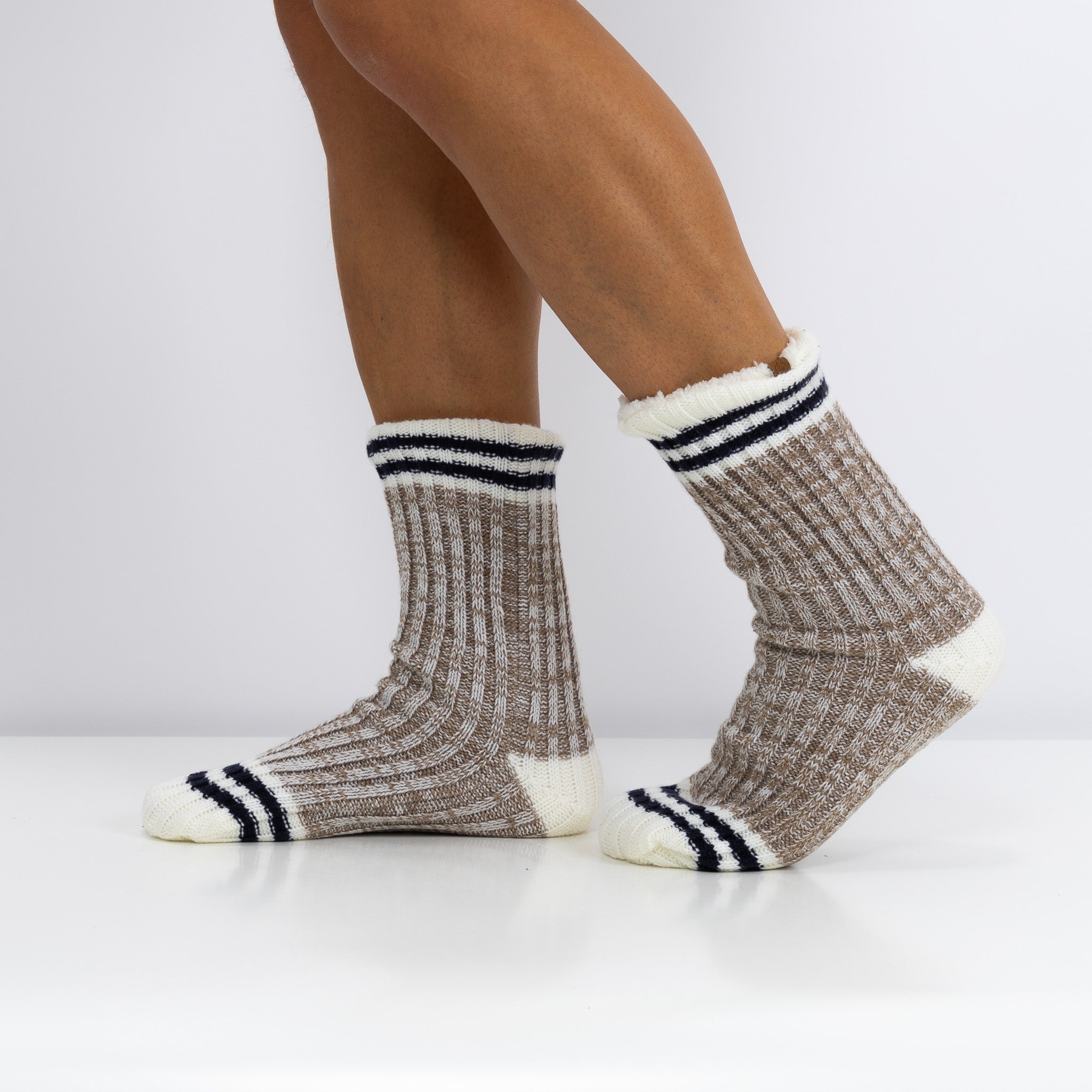 Meias Acolchoadas com interior em forro polar e macio, para homem. Ideias para estar por casa, no quentinho.