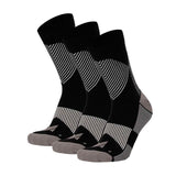 Meias de Compressão “Active” • Suporte e Recuperação • Pack 3 Pares • Preto