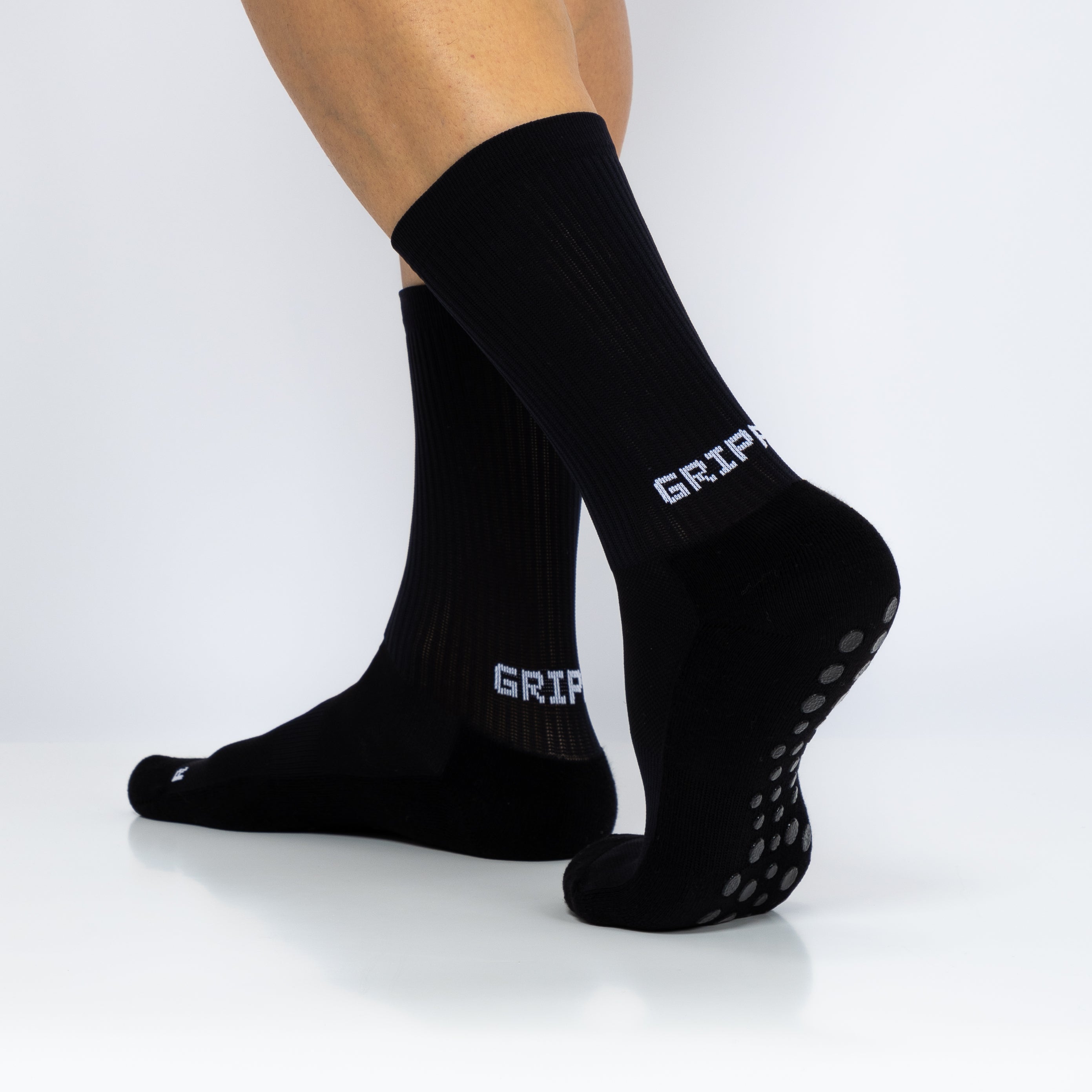 Calcetines “Grip Pro” • Antideslizantes • Pack 2 • Negro