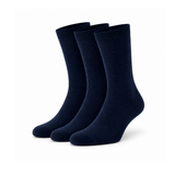 Calcetines de Bambú "Silk Touch" • Suavidad Extrema Marino • Pack 3 Pares