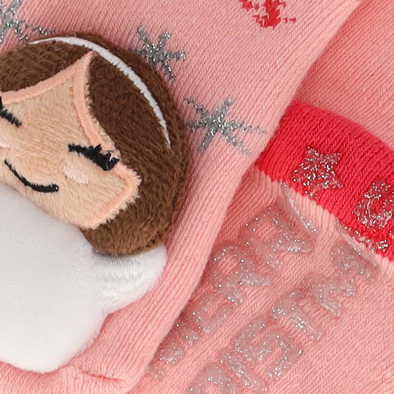 Estas meias em algodão, suaves e sem costuras, com sola antiderrapante, vão tornar as suas festas de Natal ainda mais especiais e seguras.