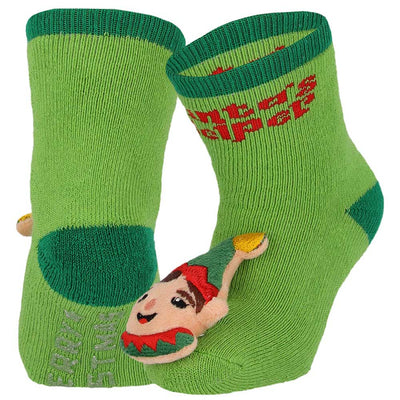 Estas meias em algodão, suaves e sem costuras, com sola antiderrapante, vão tornar as suas festas de Natal ainda mais especiais e seguras.