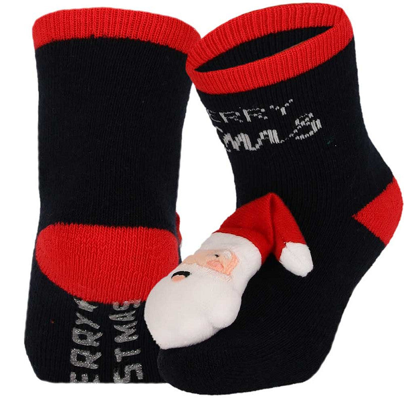 Estas meias em algodão, suaves e sem costuras, com sola antiderrapante, vão tornar as suas festas de Natal ainda mais especiais e seguras.