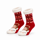 Calcetines de Navidad Mujer “Heavenly Feet” • Cálidos y Antideslizantes • Angelito