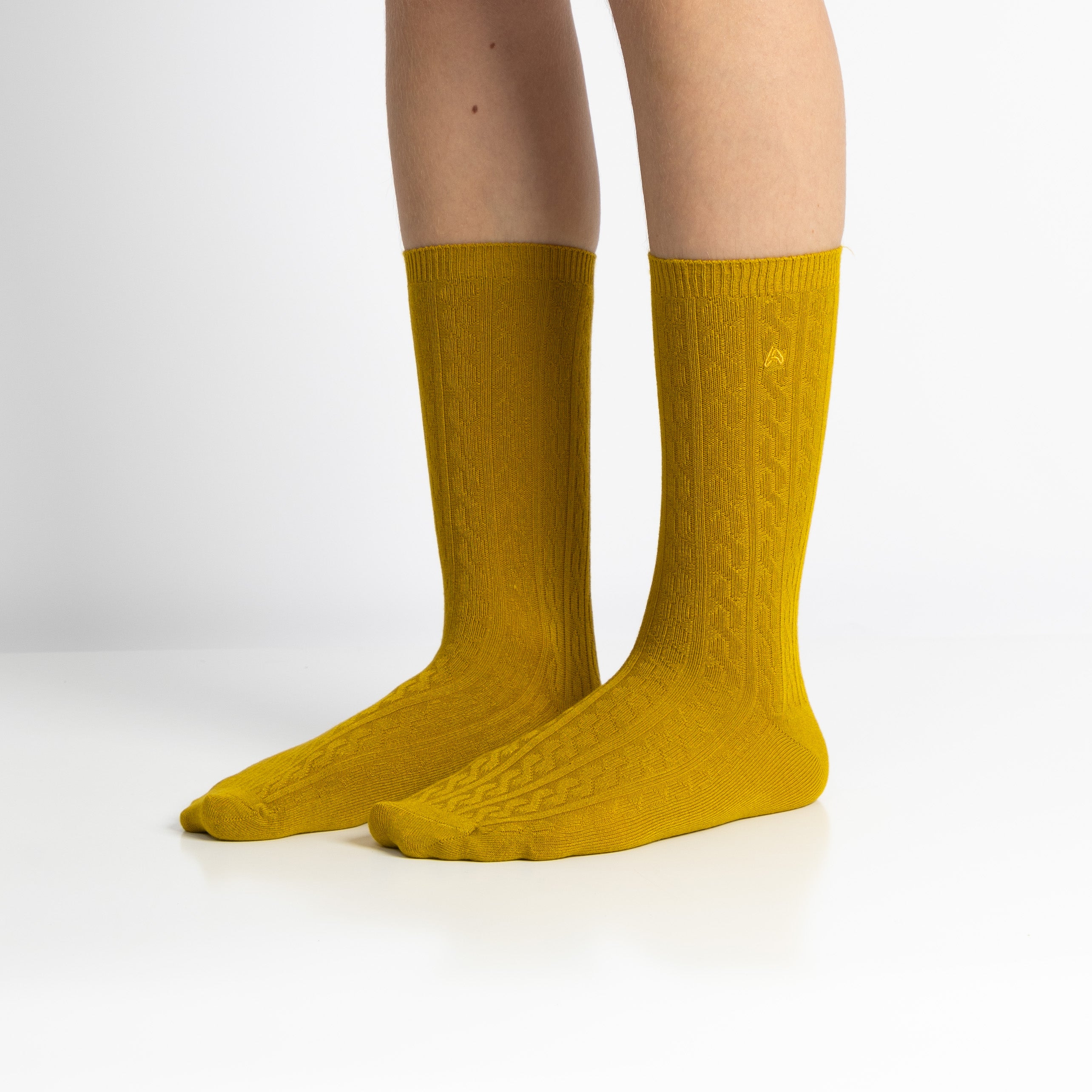 Meias clássicas caneladas para mulher, em fibra de bambu, multi cor rosa, amarelo e roxo. Meias frescas e suaves.