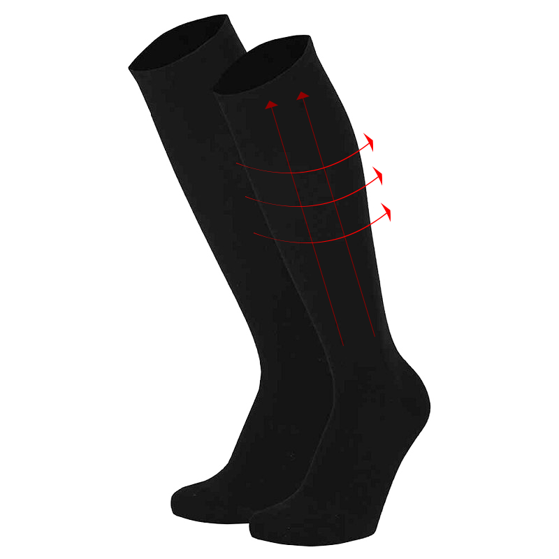 Pack de 2 pares de Calcetines de Compresión de Modal para viaje