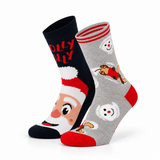 Calcetines de Navidad “Merry Socks” • Divertidos • Pack 2 Pares • Infantil