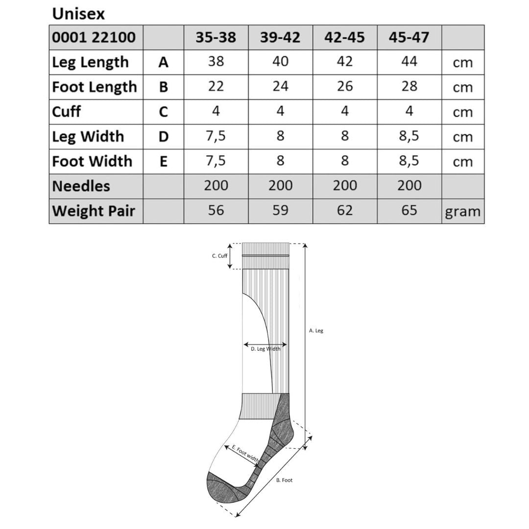 Pack 2 Pares de Calcetines Deportivos de Compresión Gradual