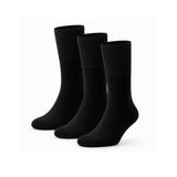 Pack de 3 Calcetines de Modal Antipress Negro