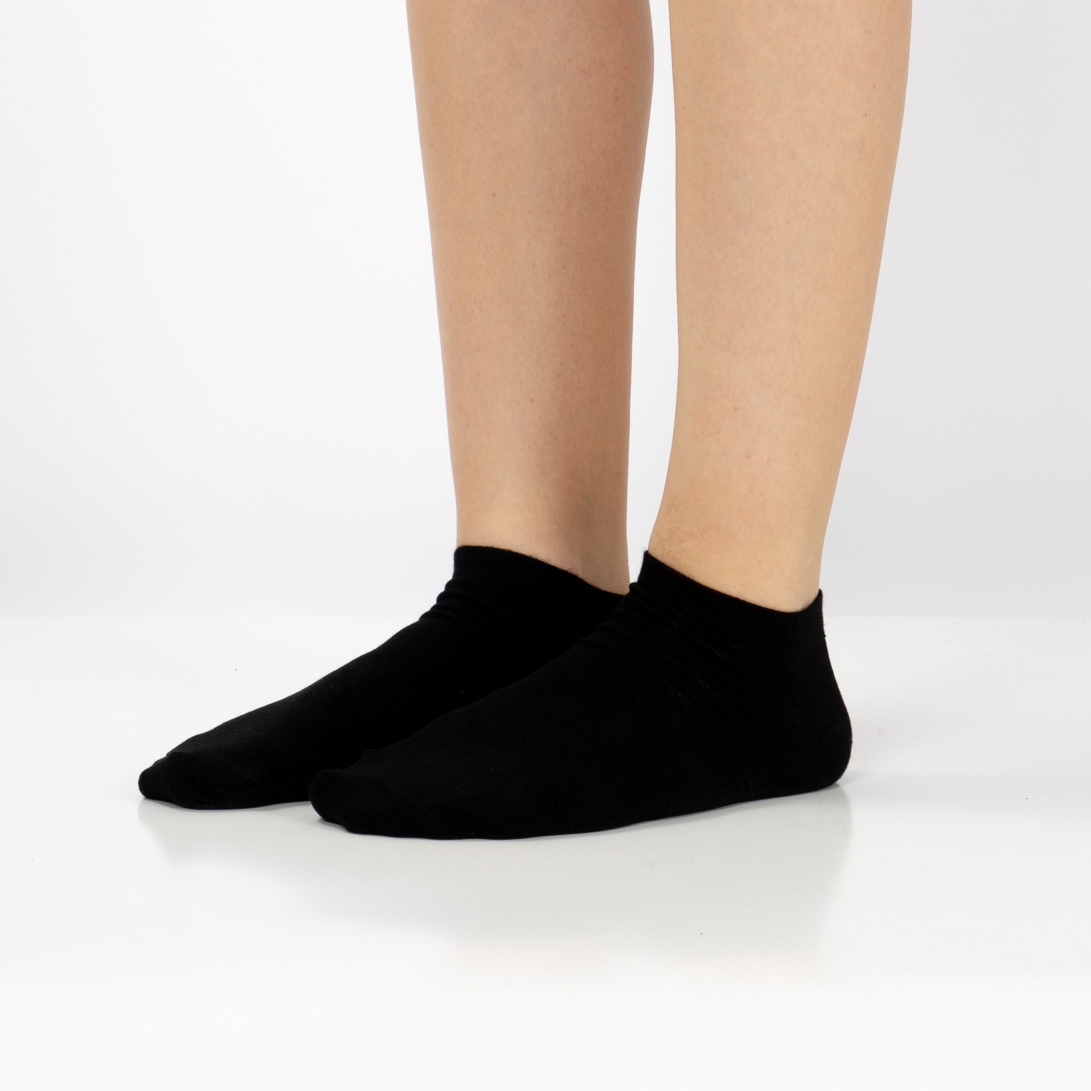 Calcetines “Ever Soft” • Cortos en Modal • Pack 3 Pares • Negro