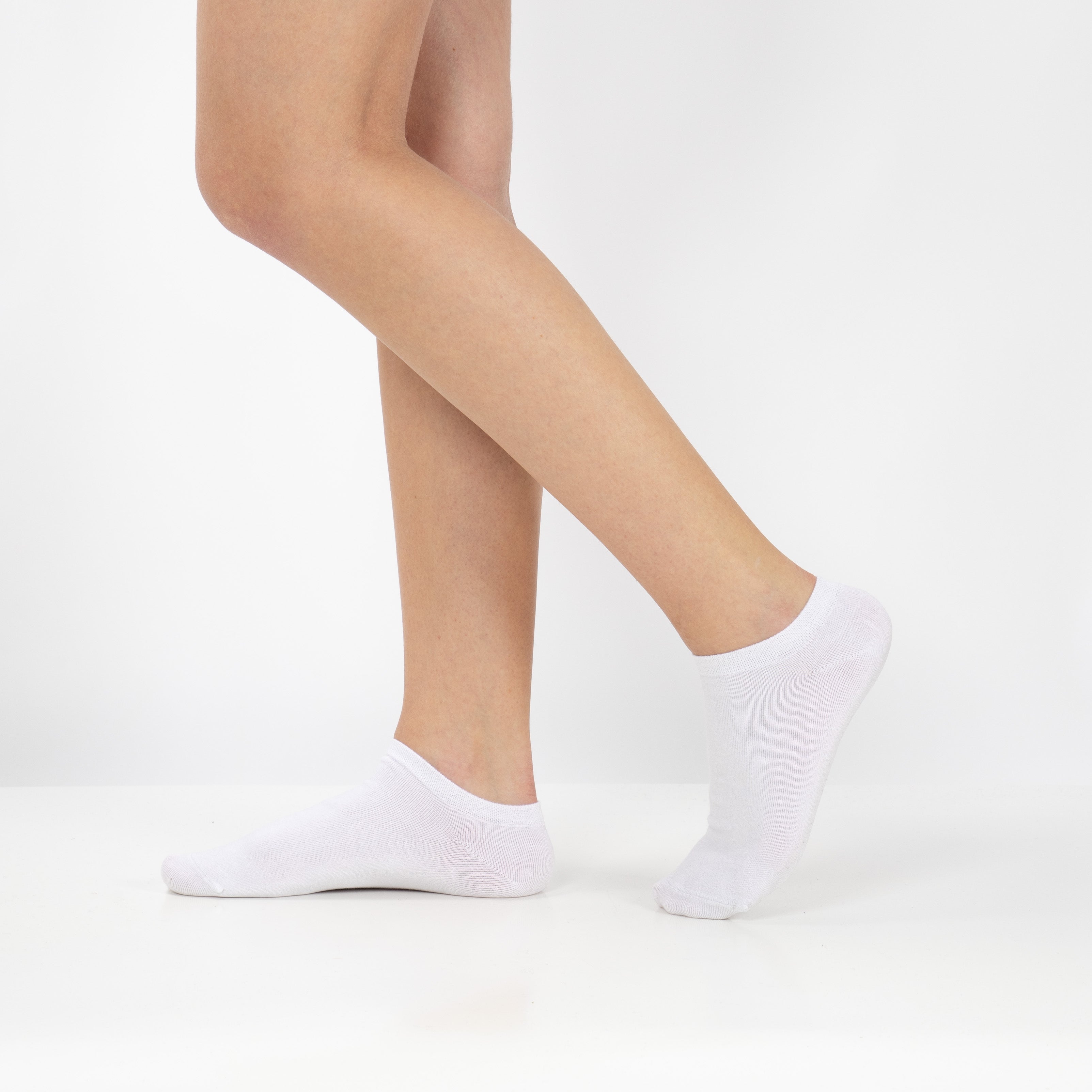 Calcetines “Ever Soft” • Cortos en Modal • Pack 3 Pares • Blanco
