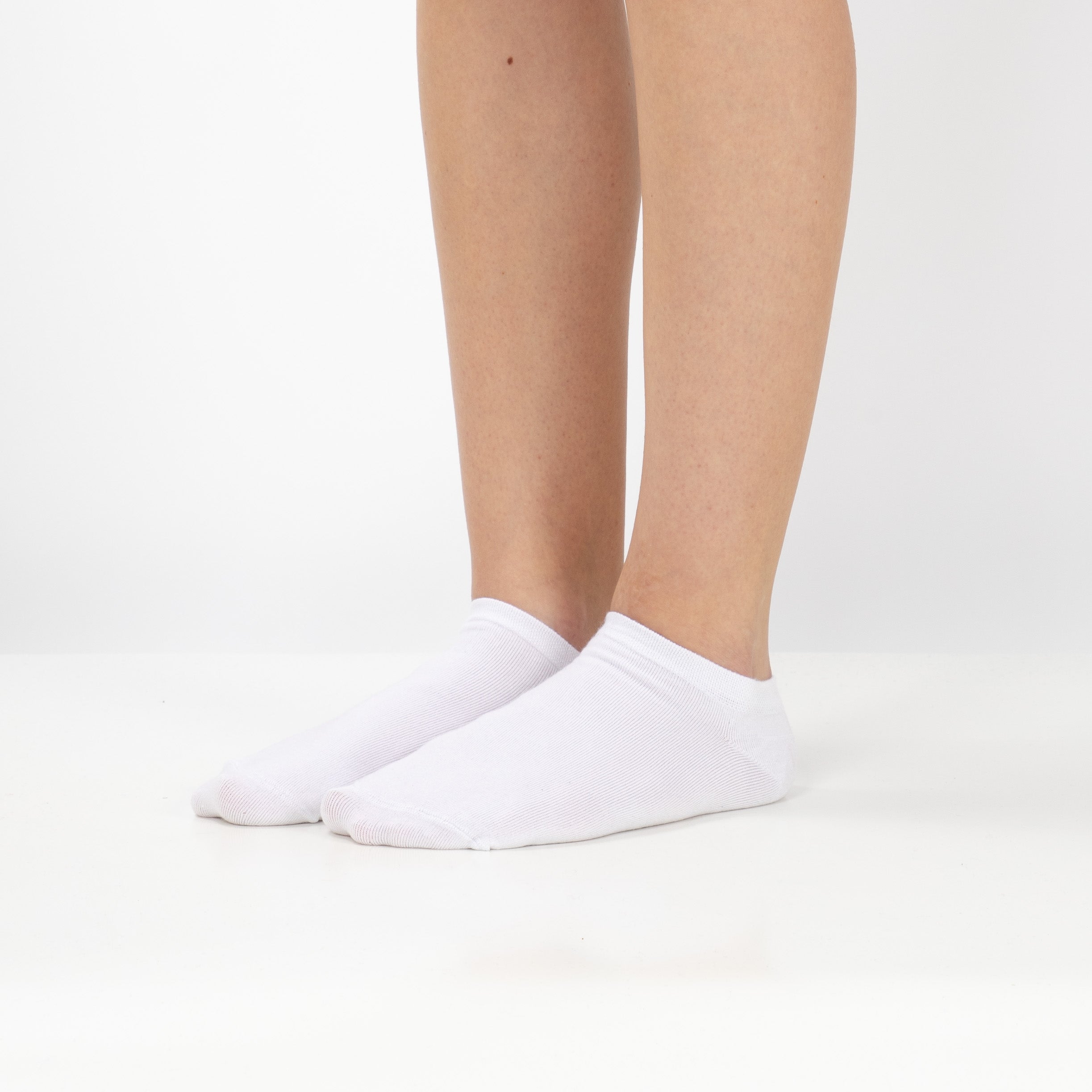 Calcetines “Ever Soft” • Cortos en Modal • Pack 3 Pares • Blanco