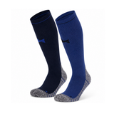 Meias de Compressão “Run Pro” • Estabilidade e Recuperação • Pack 2 Pares • Multi Azul