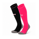 Calcetines de Compresión “Run Pro” • Estabilidad y Recuperación • Pack 2 Pares • Multi Rosa