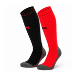Calcetines Compresión “Run Pro” • Estabilidad y Recuperación • Pack 2 Pares • Multi Rojo