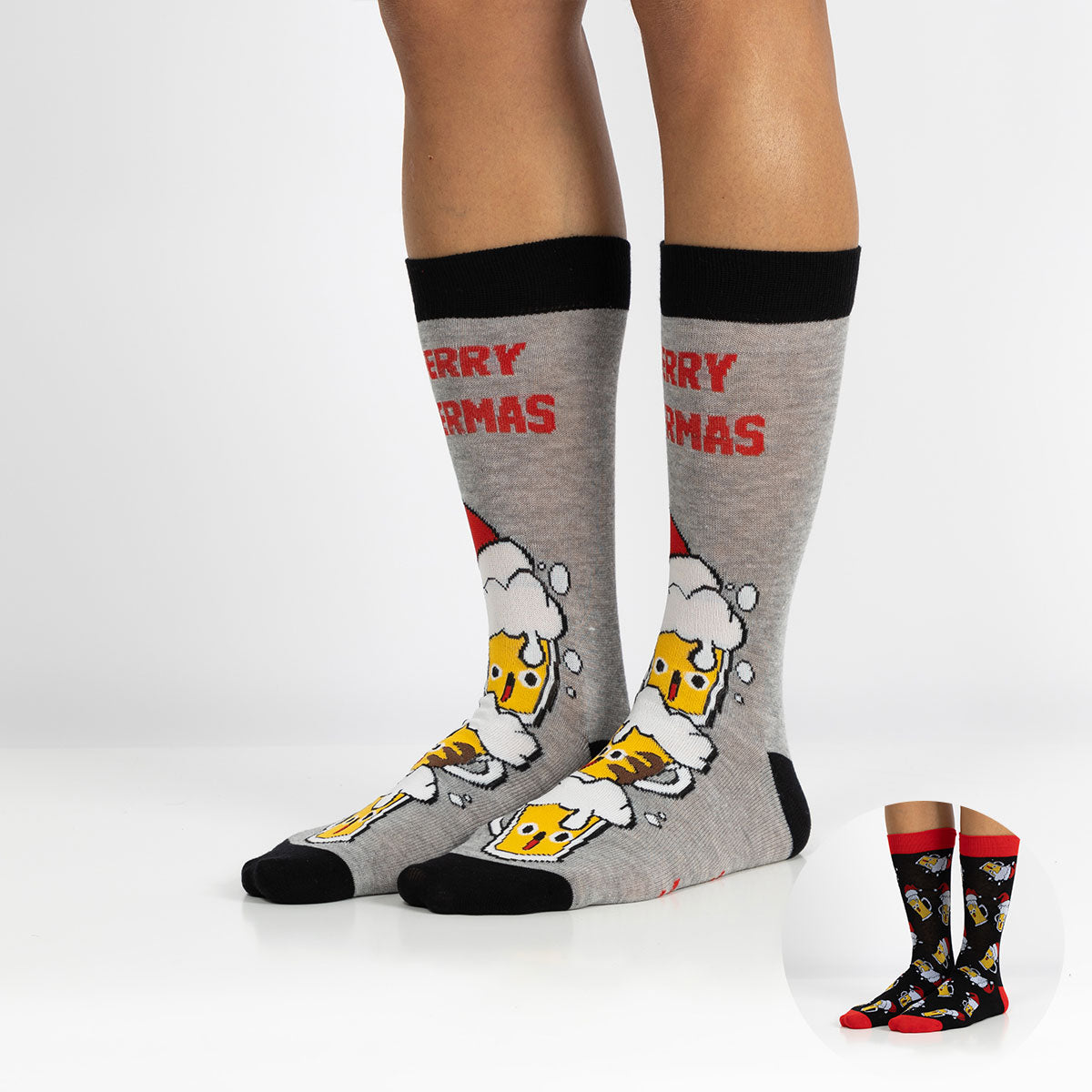 Pack 2 Pares de Calcetines Divertidos de Navidad para Hombre