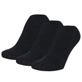 Pack de 3 pares de calcetines invisibles lisos con plantilla de bambú