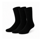 Pack de 3 pares de calcetines de canalé en fibra de bambú