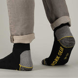 Calcetines Reforzados de Trabajo • Confort Diario • Pack 3 Pares • Negro