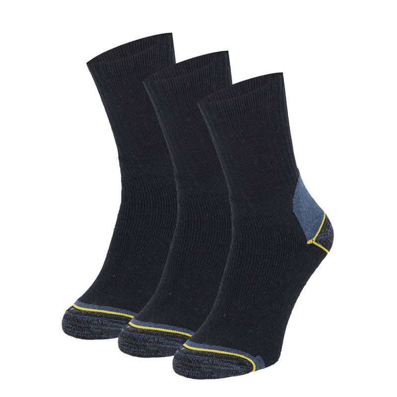 Calcetines Reforzados de Trabajo • Confort Diario • Pack 3 Pares • Azul